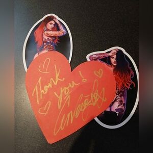 2/$25 Magnets Alt Model Cervena Fox Alternative Tattoos Decor Pinup Autograph